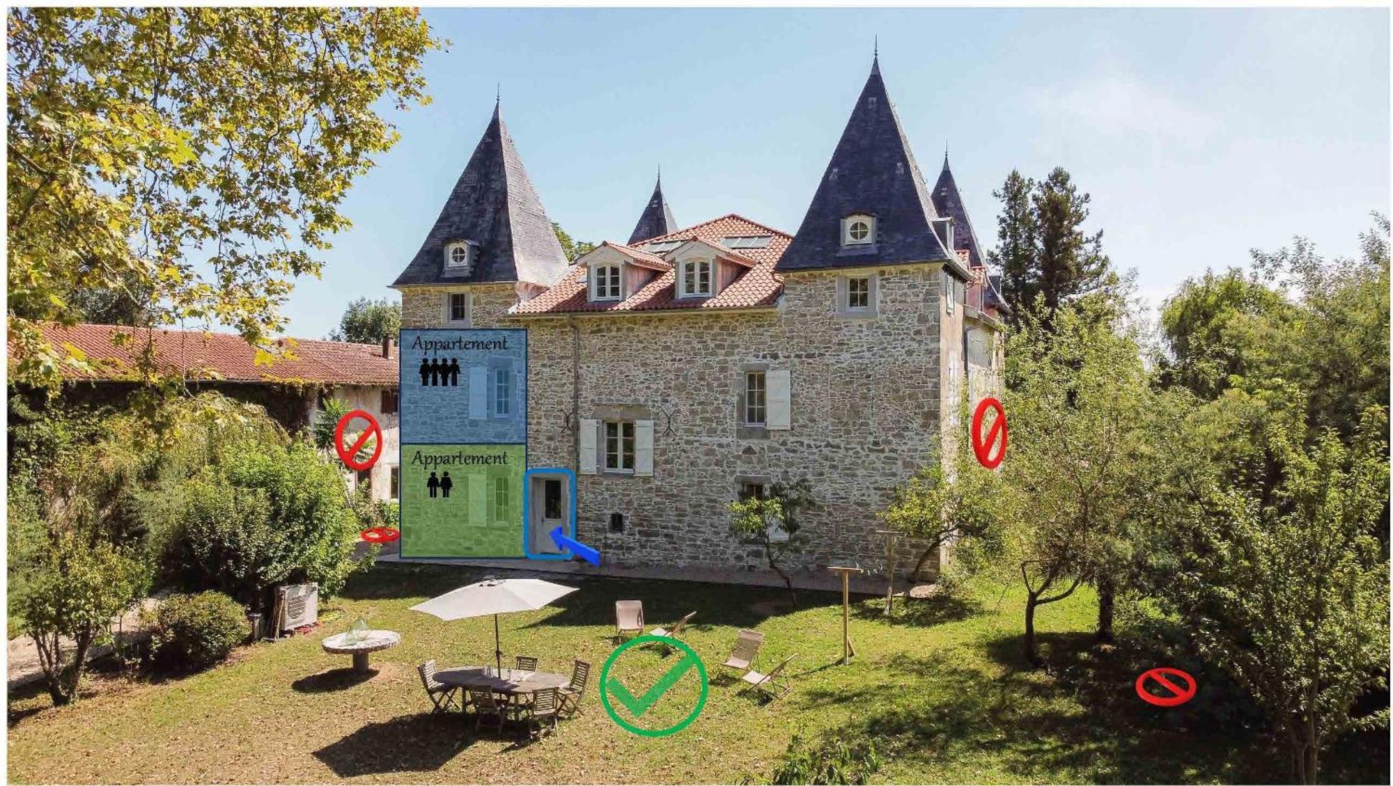 Chateau De Souhy Urcuit Exterior foto